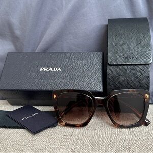NEW PRADA Sunglasses Tortoise Brown PR 23ZS